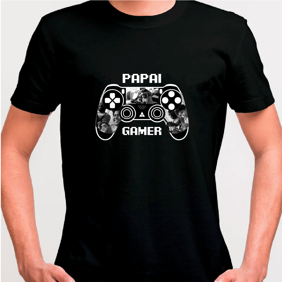 Camiseta Personalizada Equiplano - Pai Gamer