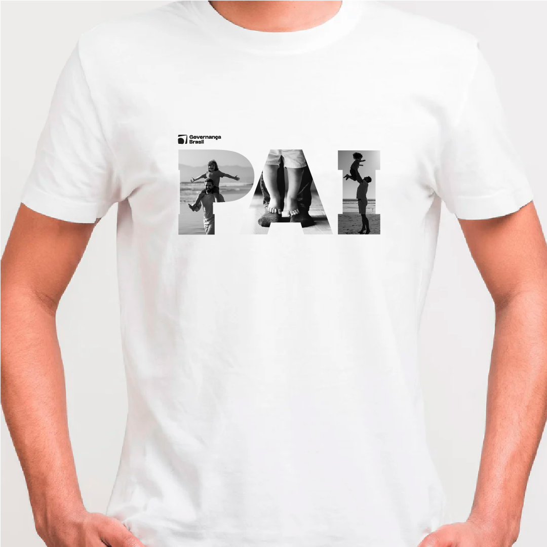 Camiseta Personalizada Governança - Pai