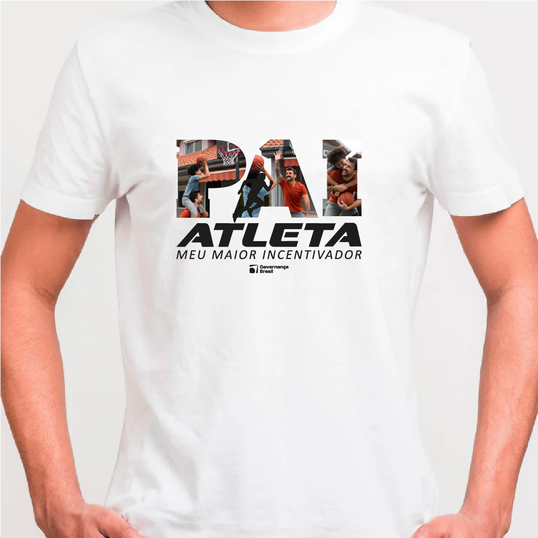 Camiseta Personalizada Governança - Pai Atleta