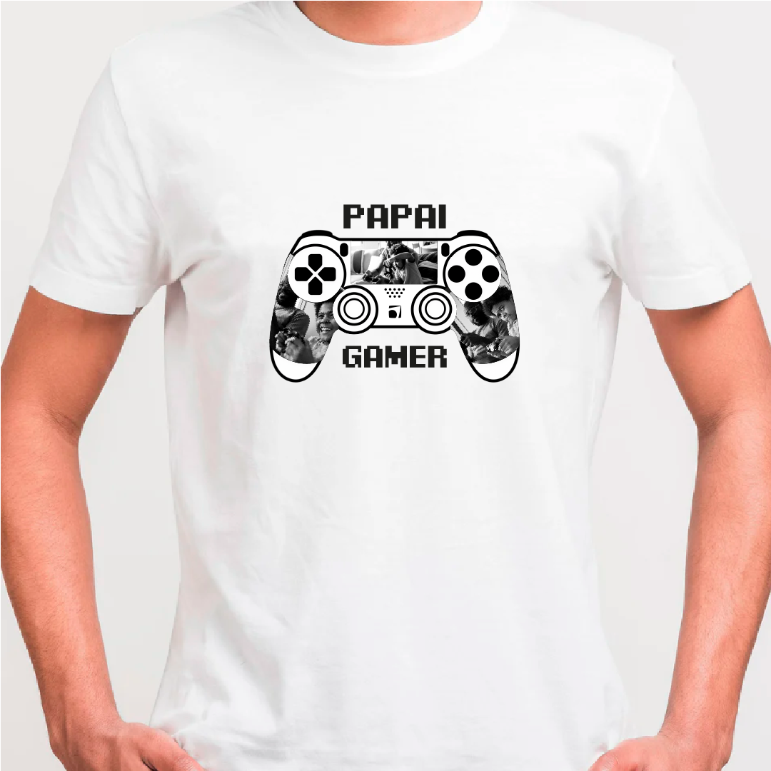 Camiseta Personalizada Governança - Pai Gamer