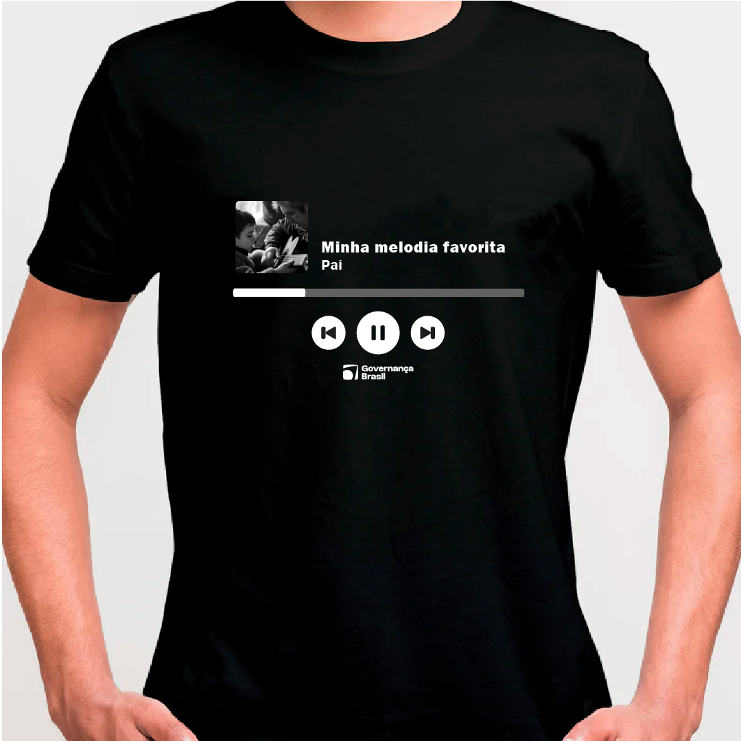 Camiseta Personalizada Governança - Pai Músico