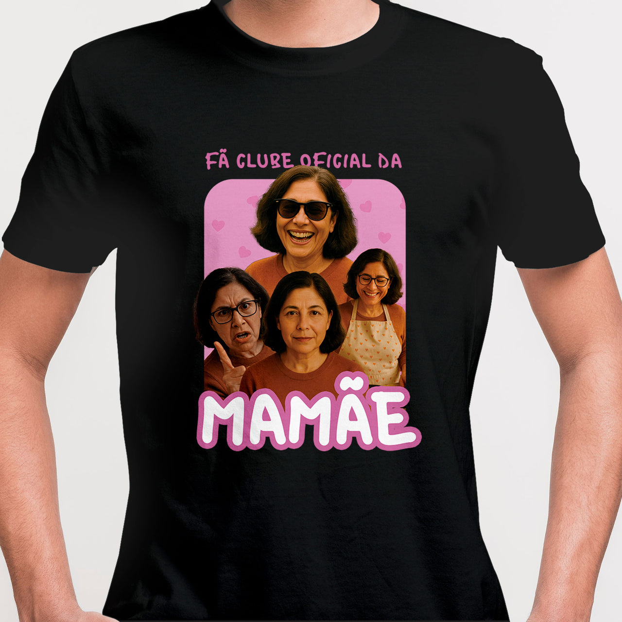 Camiseta Personalizada Fâ Clube Oficial da Mamãe