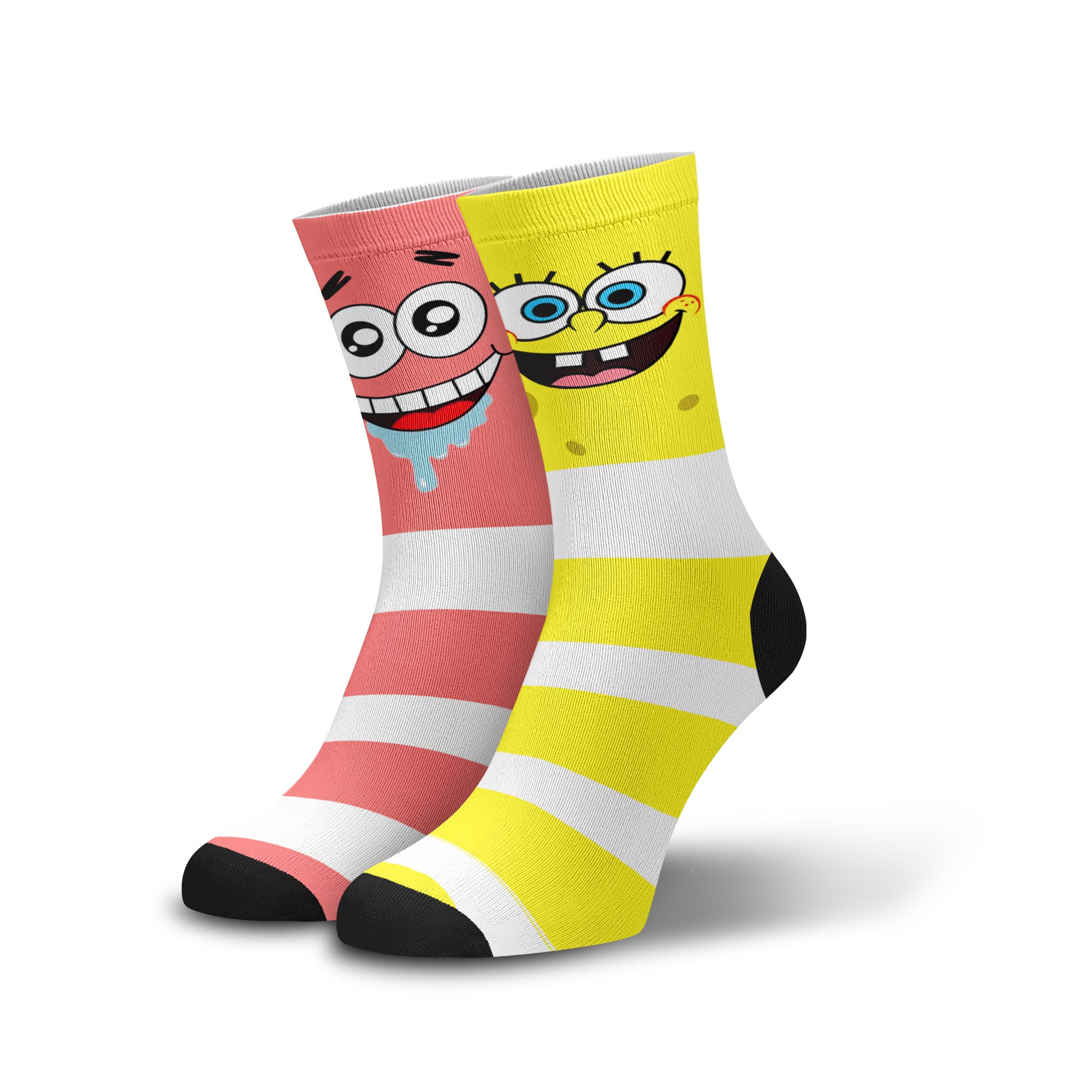 Meia Cano Alto Divertida Bob Esponja e Patrick – HOLD UP