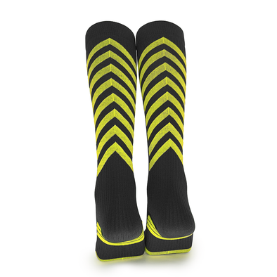 Meia 3/4 Compressão Amarelo Neon