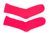 Meia para Bike e Corrida Neon Rosa frente