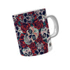 Caneca Divertida Caveiras e Flores!