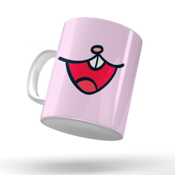 Caneca Divertida Sorriso de Coelho