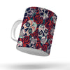 Caneca Divertida Caveiras e Flores!