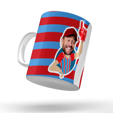 Caneca Personalizada Torcedor do Bahia Tricolor de Aço