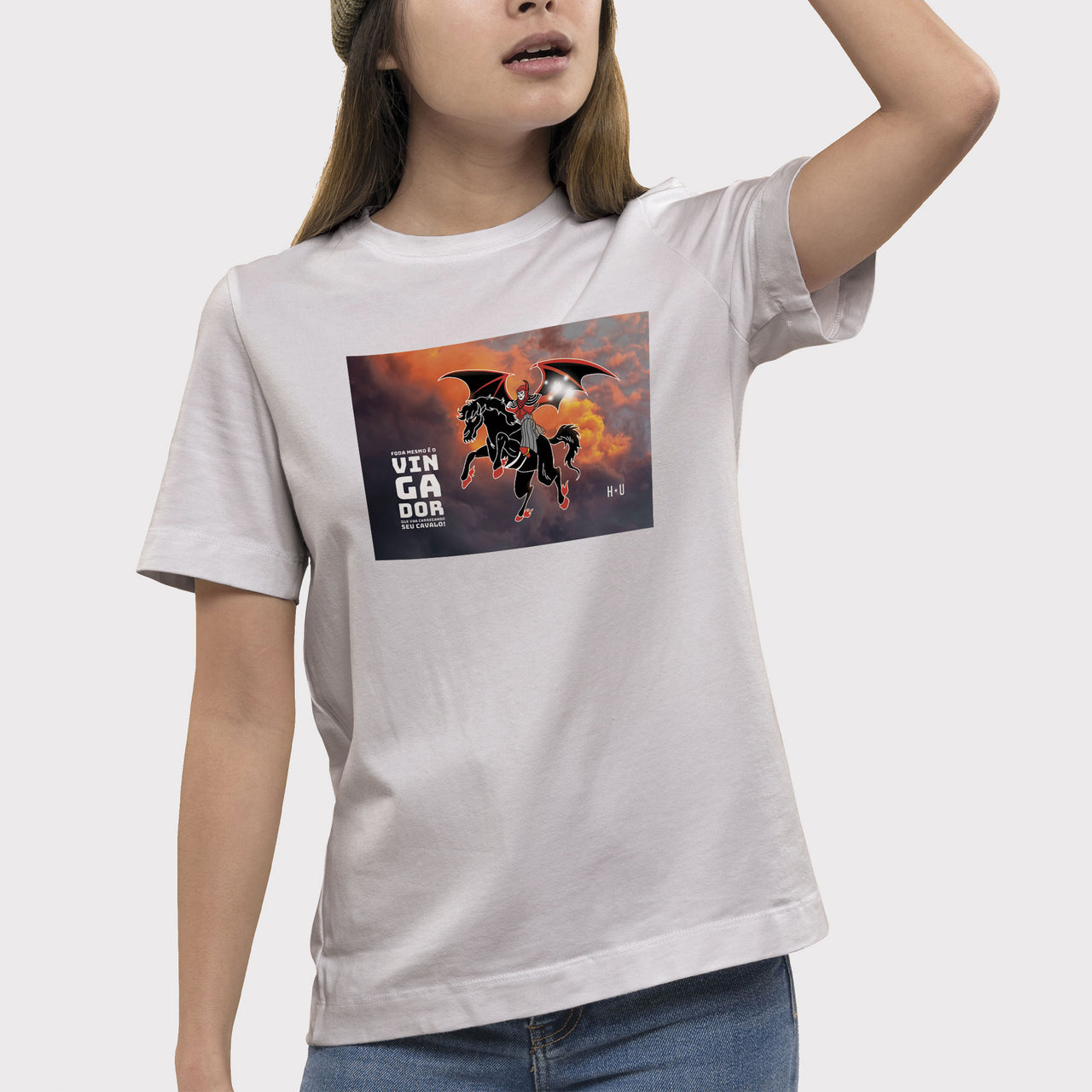 Camiseta Vingador e Seu Cavalo