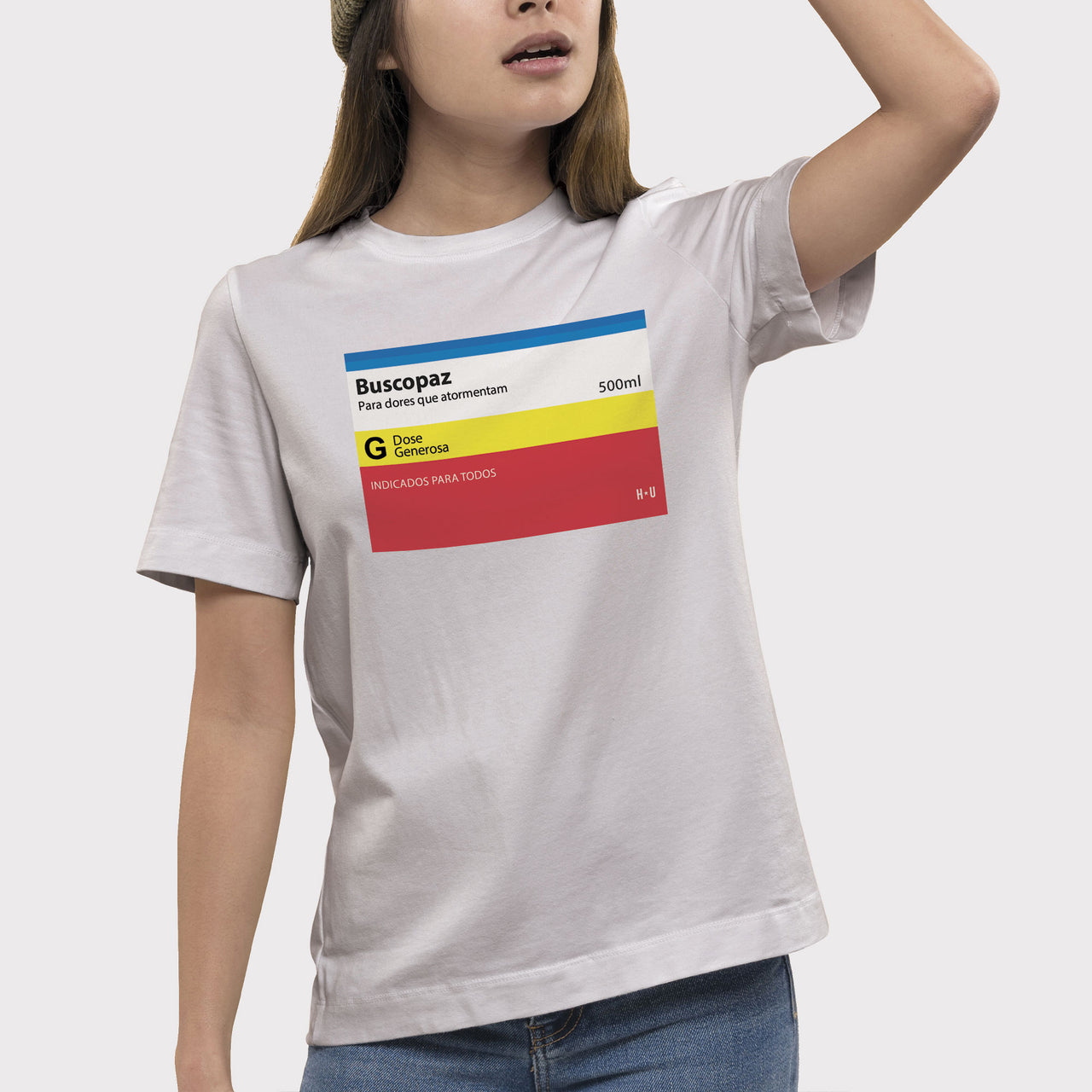 Camiseta com a estampa BuscoPaz