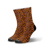 Meia Cano Alto Estampada Animal Print Onça