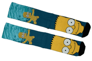 Meia Cano Alto Estampada Bart Nirvana frente