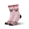 Meia Cano Alto Bulldog Rosa