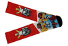 Meia Cano Alto Estampada Duff Man cruzado
