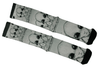 Meia Cano Alto Estampada Ets frente