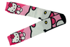 Meia Cano Alto Estampada Hello Kitty cruzado
