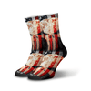 Meia Cano Alto Estampada Punisher p1