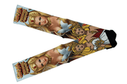 Meia Cano Alto Estampada She-Ra cruzado