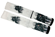 Meia Cano Alto Estampada Darth Vader Branco verso
