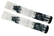Meia Cano Alto Estampada Darth Vader Branco frente
