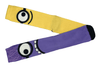 Meia Cano Alto Estampada Minions Roxo cruzado