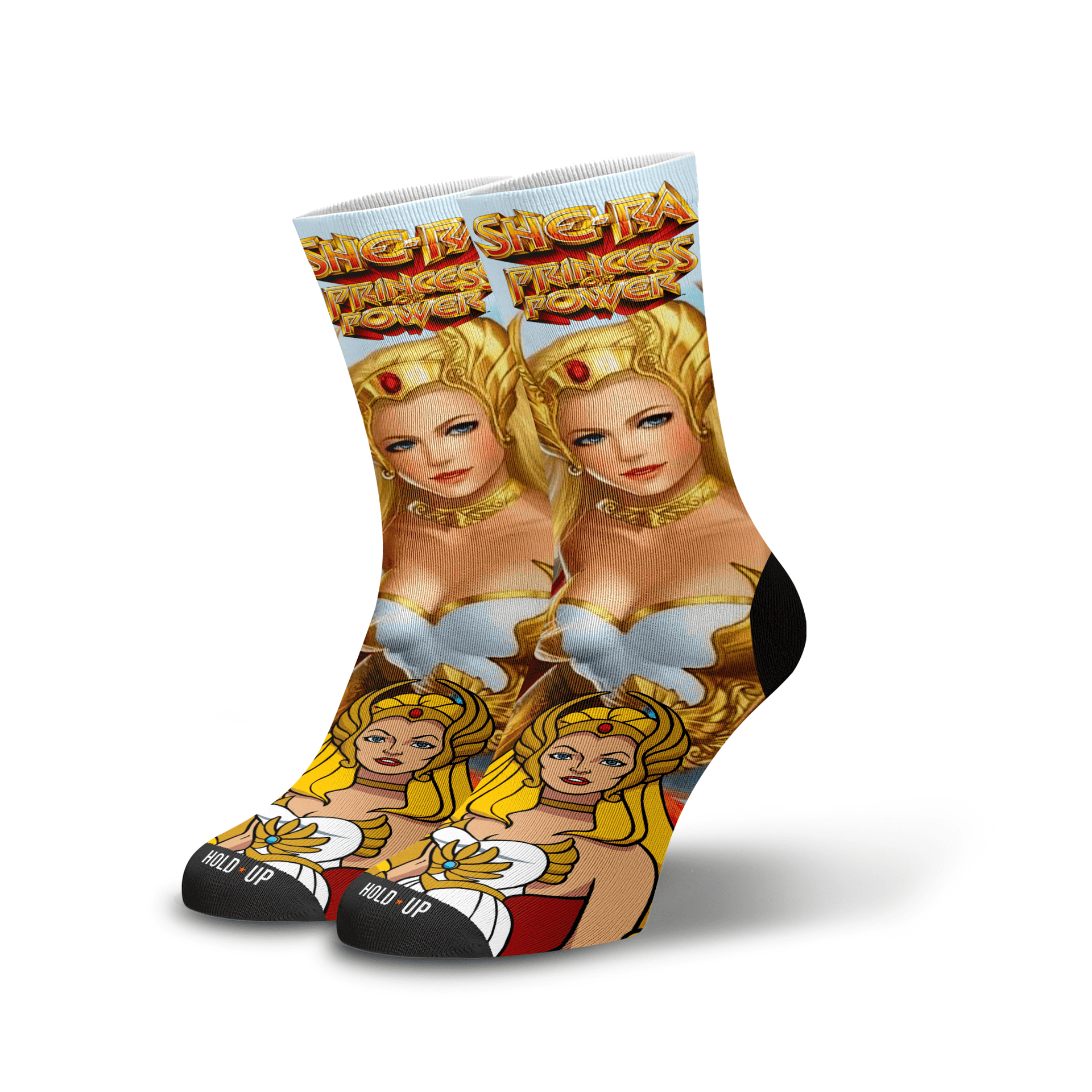 Meia Cano Alto Estampada She-Ra p1