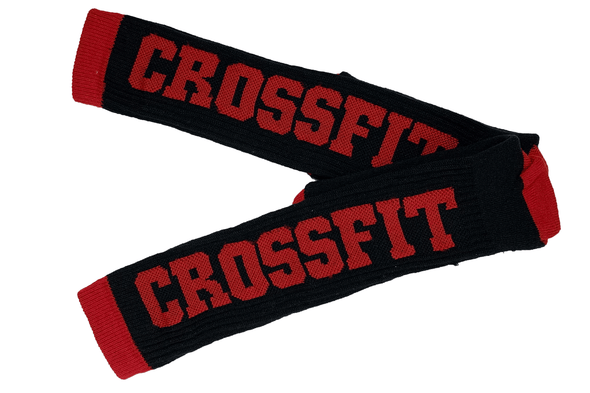 Meião para Crossfit 3/4 Preto com Borda Vermelho frente