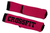 Meião para Crossfit 3/4 Rosa com Borda Preto frente