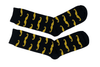 Meia Cano Alto Bigode Vintage frente