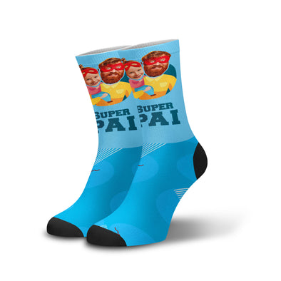 Meia Personalizada Super Pai