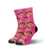 Meia Cano alto Personalizada Bolhas - Cores