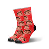 Meia Cano alto Personalizada Bolhas - Cores