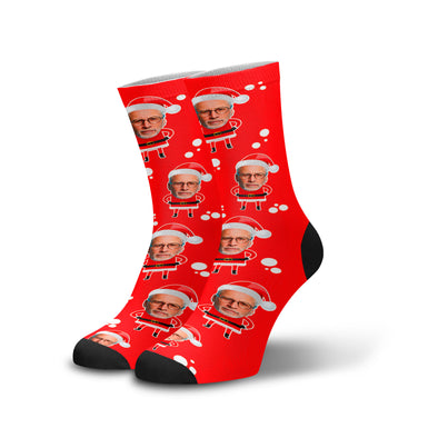 Meia Personalizada Papai Noel